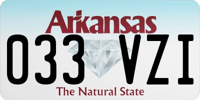 AR license plate 033VZI