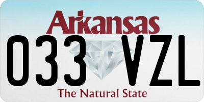 AR license plate 033VZL