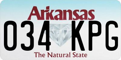 AR license plate 034KPG