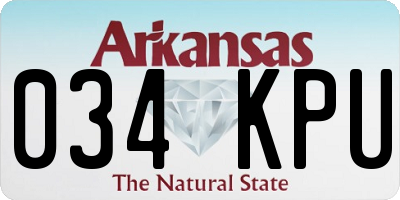 AR license plate 034KPU