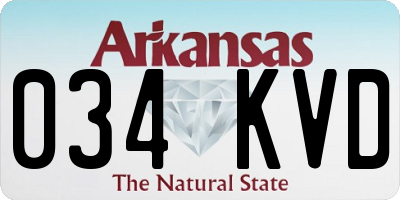 AR license plate 034KVD