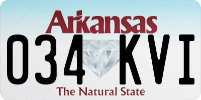 AR license plate 034KVI