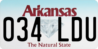 AR license plate 034LDU