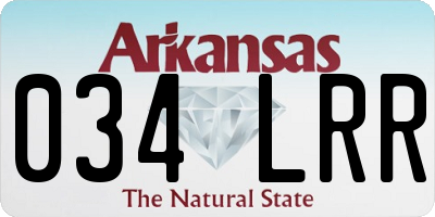 AR license plate 034LRR