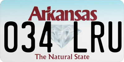 AR license plate 034LRU
