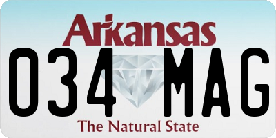 AR license plate 034MAG