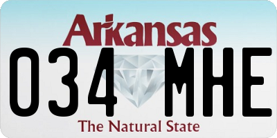 AR license plate 034MHE
