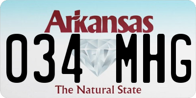 AR license plate 034MHG
