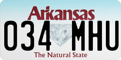 AR license plate 034MHU