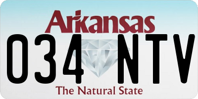 AR license plate 034NTV