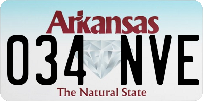 AR license plate 034NVE