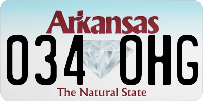AR license plate 034OHG