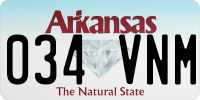 AR license plate 034VNM