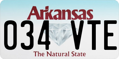 AR license plate 034VTE
