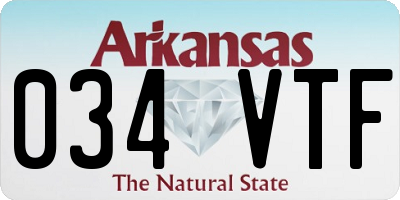 AR license plate 034VTF