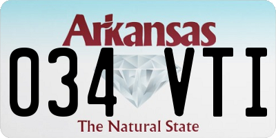 AR license plate 034VTI