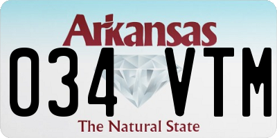 AR license plate 034VTM