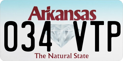 AR license plate 034VTP