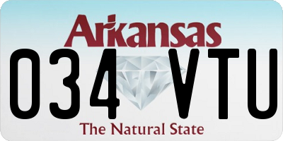 AR license plate 034VTU