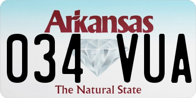 AR license plate 034VUA