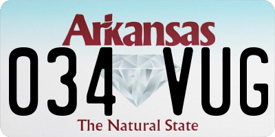 AR license plate 034VUG