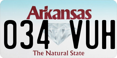 AR license plate 034VUH