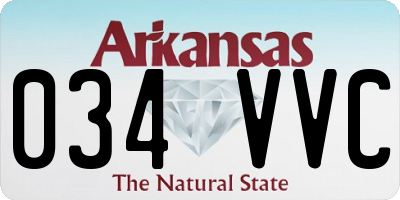 AR license plate 034VVC