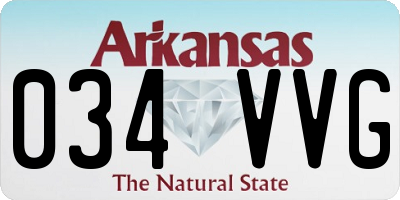 AR license plate 034VVG