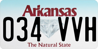 AR license plate 034VVH