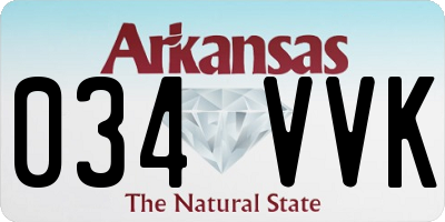 AR license plate 034VVK