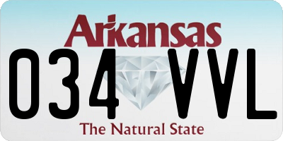 AR license plate 034VVL