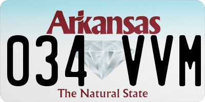 AR license plate 034VVM