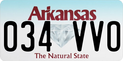 AR license plate 034VVO