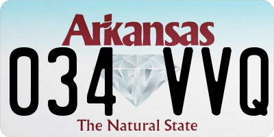 AR license plate 034VVQ