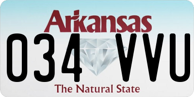 AR license plate 034VVU