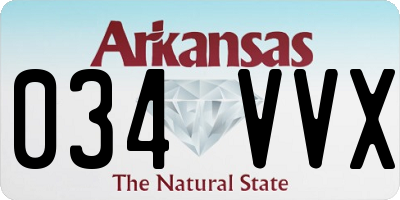 AR license plate 034VVX