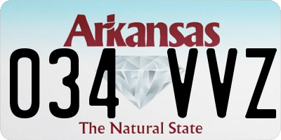 AR license plate 034VVZ