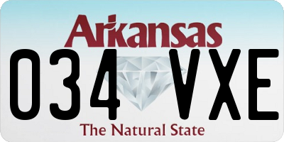 AR license plate 034VXE