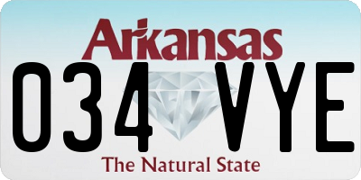 AR license plate 034VYE