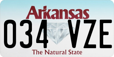 AR license plate 034VZE