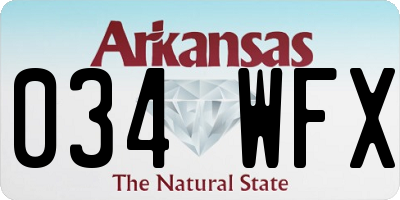 AR license plate 034WFX