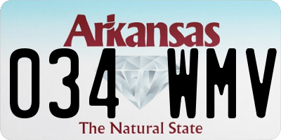 AR license plate 034WMV