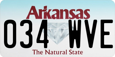 AR license plate 034WVE