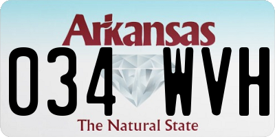 AR license plate 034WVH