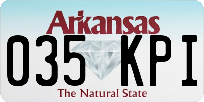 AR license plate 035KPI