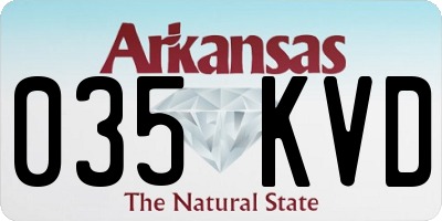 AR license plate 035KVD