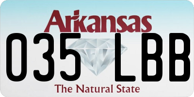 AR license plate 035LBB