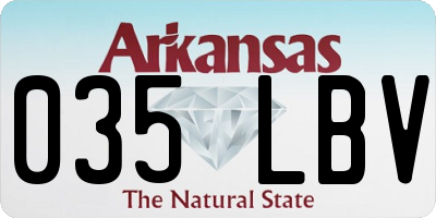 AR license plate 035LBV