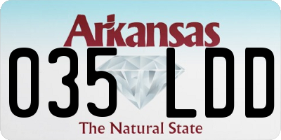 AR license plate 035LDD