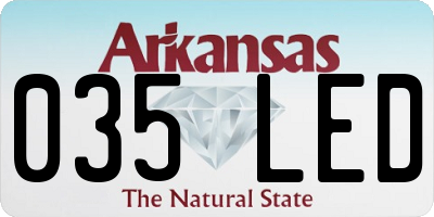 AR license plate 035LED